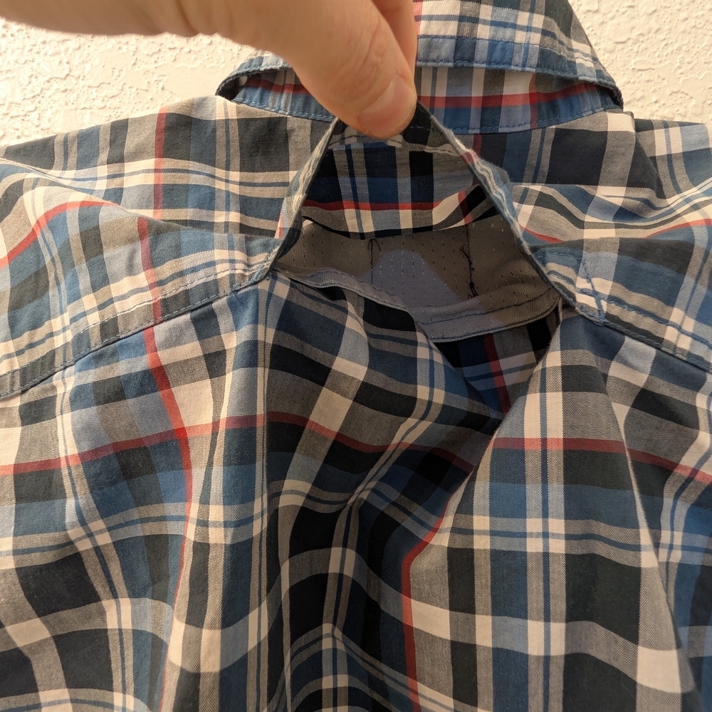 Wrangler Men's Multicolor Plaid Button Down Shirt - Picture 7 of 10